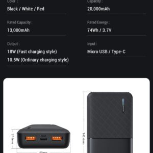 19 topk power bank 20000 m ah portable charge description 8