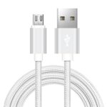 Кабел за зареждане на телефон Lightning,1 м, Сребрист