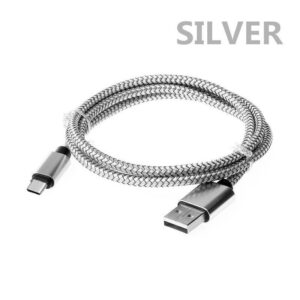 2 Silver 1 m 2 m 3 m android cables iphone usb charg variants 4