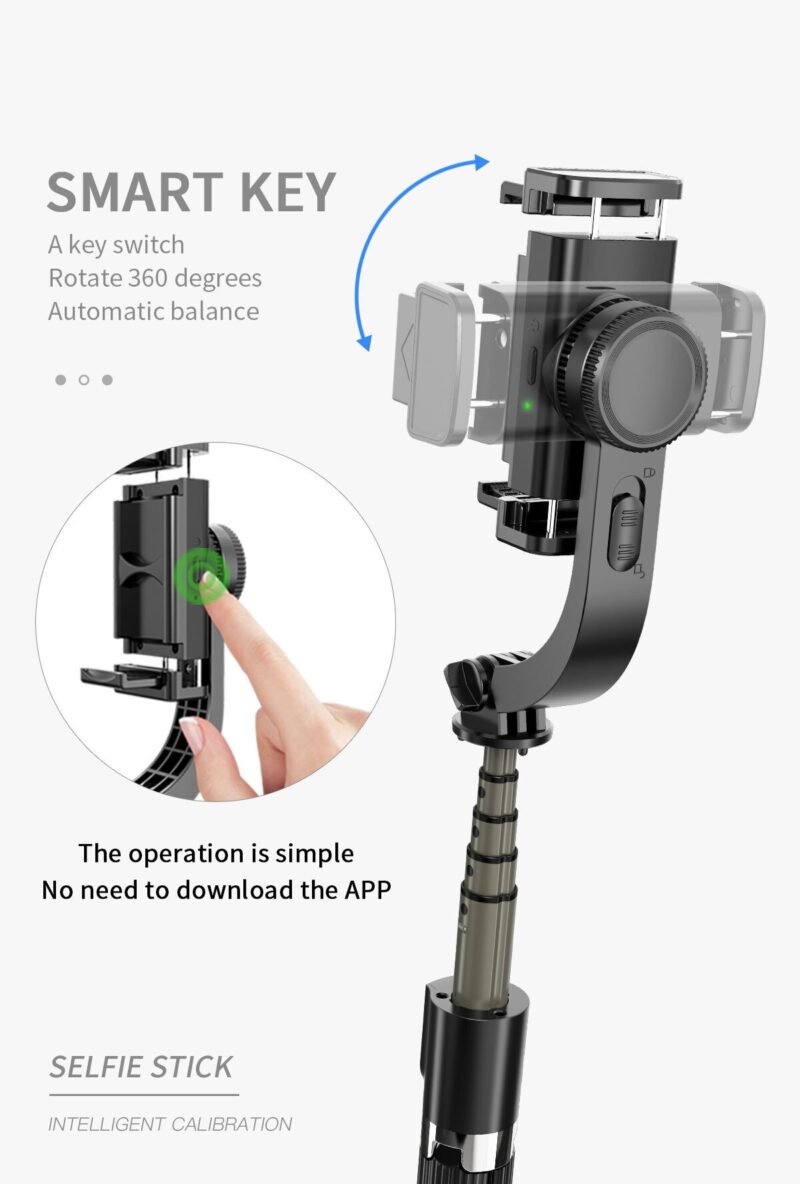 5 selfie stick gimbal stabilizers smartpho description 3