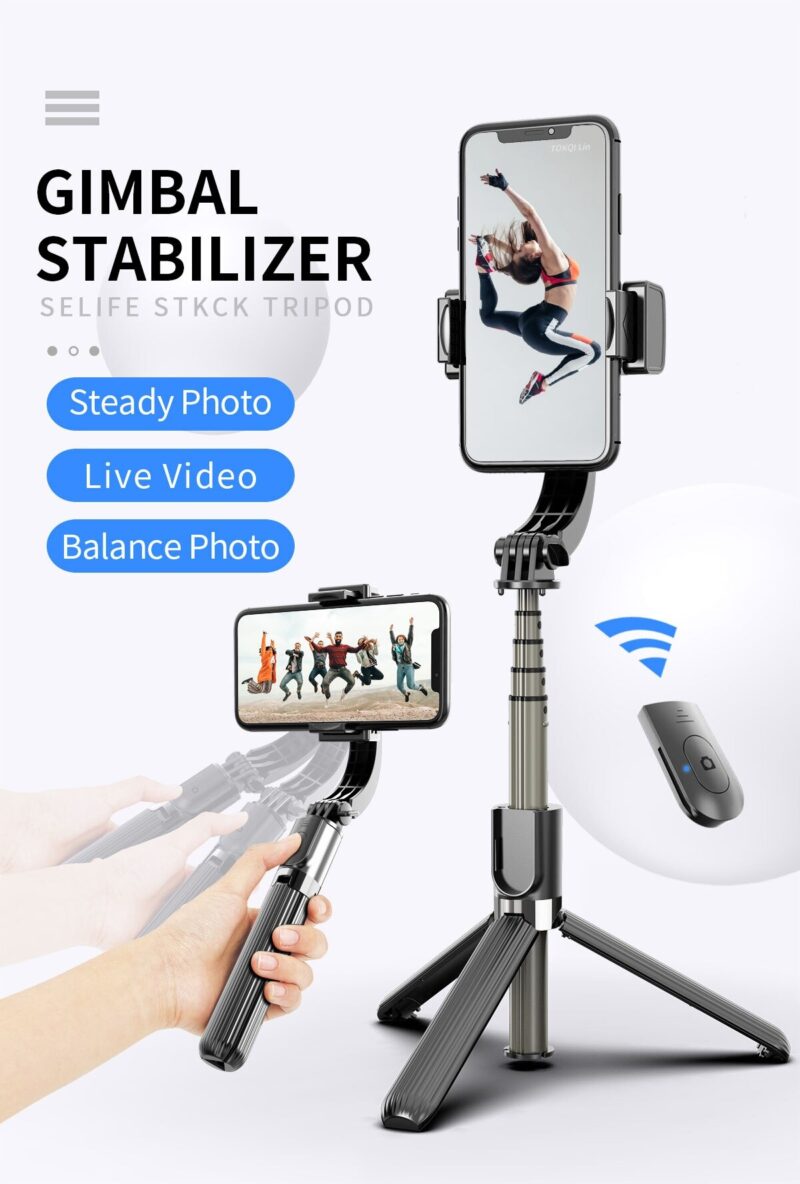 6 selfie stick gimbal stabilizers smartpho description 0