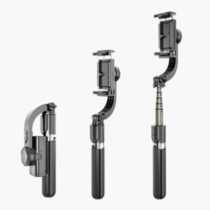 7 Black L 85CM selfie stick gimbal stabilizers smartpho variants 1