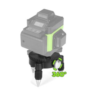 4 laser level adapter 360 degree rotation description 3