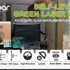 3 huepar green beam laser level with 2 plu description 11