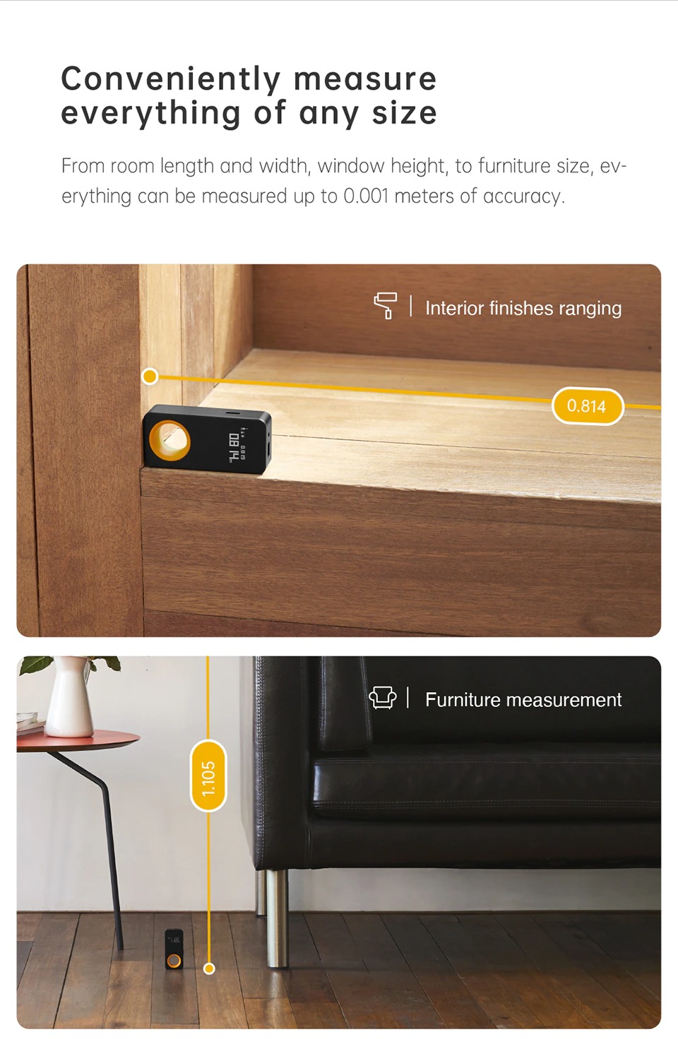 5 xiaomi hoto laser rangefinder smart tape description 5