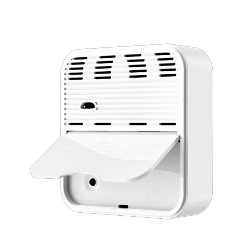Стаен термометър и хигрометър Tuya TH06W, Часовник, LCD дисплей, Wi-Fi, Гласови команди, Работи с Alexa, Google Assistant, Google Home - Image 8