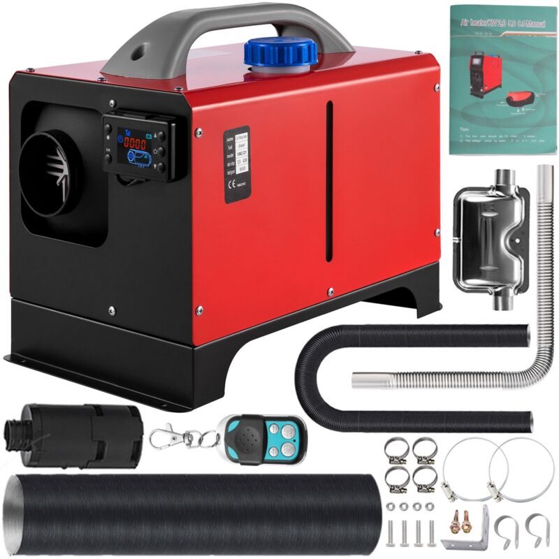 Суха дизелова печка за кола Vevor XMZ-D1, Мощност 8kW, Напрежение 12V, Резервоар 5 литра, Дистанционно управление - Image 6