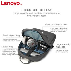 01 lenovo fashionable simple backpack shoul description 2