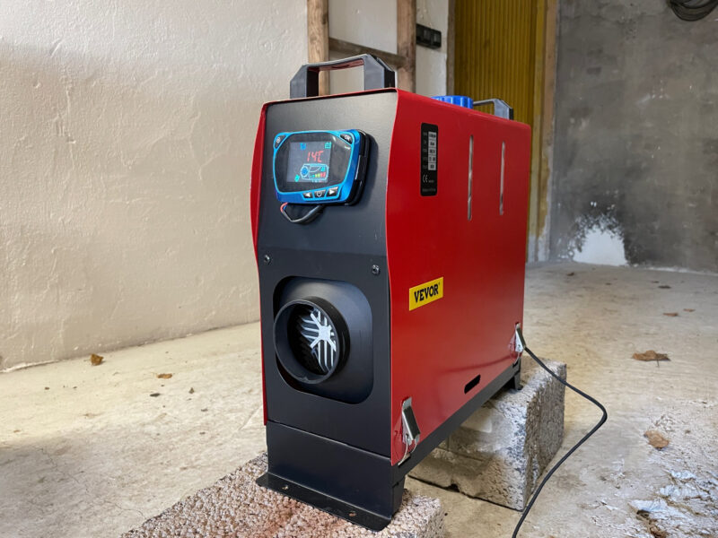 Суха дизелова печка Vevor WF-8001, Мощност 8kW, Напрежение 12V, Резервоар 5 литра, Преносима - Image 4