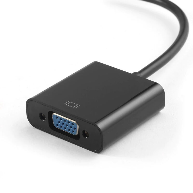 Преходник HDMI към VGA Jiafen CL-2530, За връзка с Компютър, Лаптоп, Монитор, Таблет, PS4, Mac, Проектор, 1080P, Кабел, Дължина 25 см. - Image 6