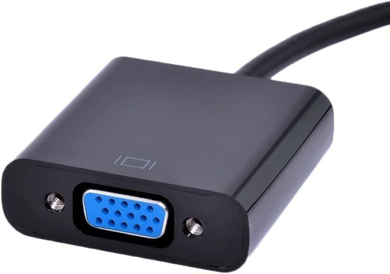 Преходник HDMI към VGA Jiafen CL-2530, За връзка с Компютър, Лаптоп, Монитор, Таблет, PS4, Mac, Проектор, 1080P, Кабел, Дължина 25 см. - Image 8