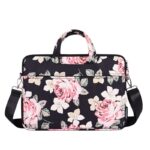 Чанта за лаптоп CanvasArtisan Rose-B3, За лаптопи до 15.6 инча, Стилен дизайн, Водоустойчива материя, Удароустойчива защита, Малки отделения с цип, Многоцветен