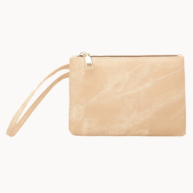 Комплект Дамска раница CanvasArtisan Khaki-281, Портмоне, Размер 35 х 28 х 20 см, Водоустойчива материя, Допълнителни отделения, Регулируеми презрамки, Бежов, 2 броя - Image 4