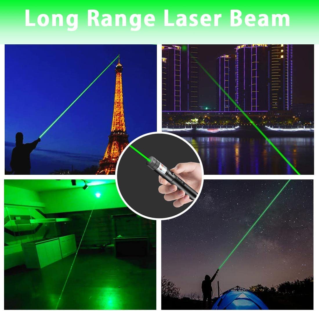 Зелен лазерен лъч Лазера е подходящ като показалка за презентации, при срещи и обучение, на строителната площадка, астрономи, учители