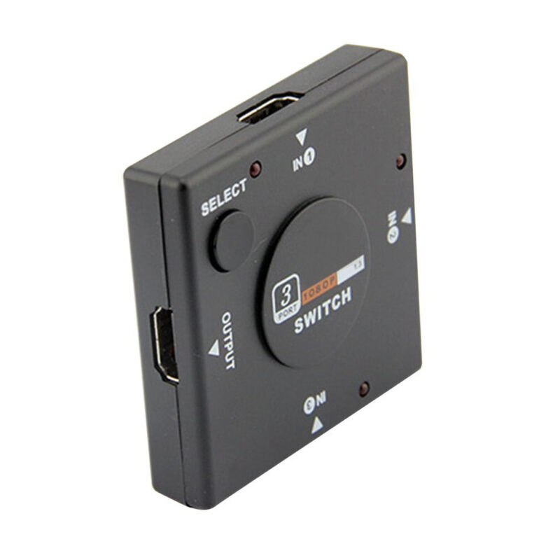 HDMI сплитер Jiafen YX410, Вход 3 х HDMI, Изход 1 х HDMI, Автоматичен HDMI 1.4, Поддържа 1080P FHD, Подходящ за PS3, PS4, Xbox, Nintendo, Проектор DVD, BluRay плейъри и други - Image 4