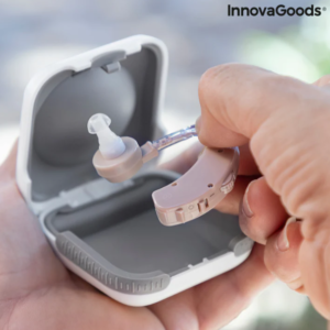 Благодарение на ергономичния си дизайн, слуховият апарат пасва перфектно в ухото.