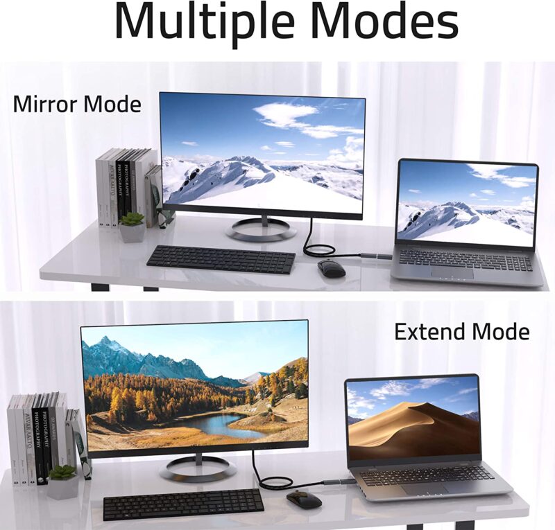Преходен адаптер Jiafen WL51, DisplayPort към HDMI, Резолюция 4К, Подходящ за Компютър, Лаптоп, Таблет, Проектор, Монитор, Цифров видео и аудио сигнал - Image 6