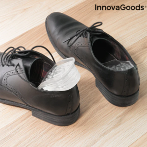 Повдигащи подложки за пета InnovaGoods-V177 се поставят лесно, бързо и удобно чрез залепяне една в друга.