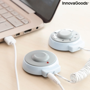InnovaGoods-V444 подобрява кръвообращението, чрез своите вибрации и масажни функции.