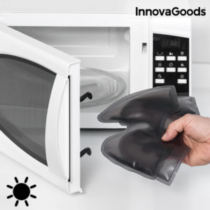 При нужда от затопляне на глезените, е необходимо да поставите гела в микровълнова фурна