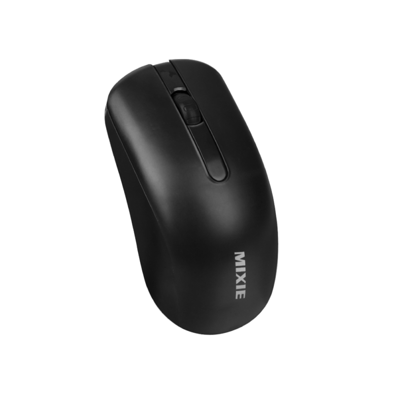 Мишка Mixie X1-656, Оптична, 3 Бутона, Интерфейс USB, Резолюция 1000 DPI, Черен - Image 3