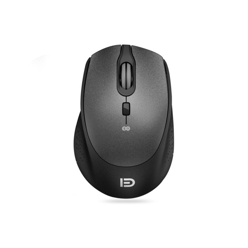 Мишка Fude i360D-691, Bluetooth 3.0, Безжична, 3 Бутона, USB приемник, Работна дистанция до 10 метра, Режим на готовност до 36 месеца, Черен