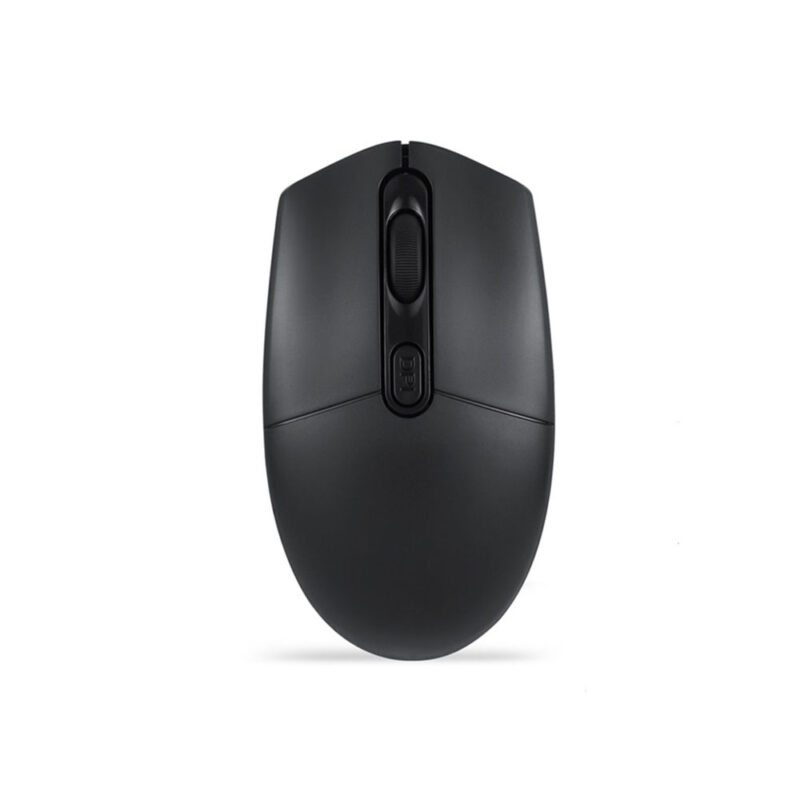Мишка Mixie R-520721, Безжична, USB, 4D, 2.4GHz, 4 бутона, Резолюция 800/1200/1600 DPI, Обхват до 10 метра, Режим на пестене на енергия, Plug & Play, Черен - Image 3