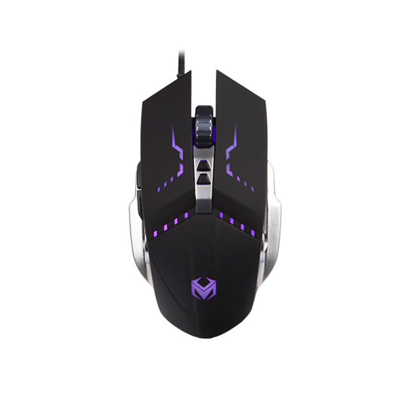 Мишка Mixie M11-729, Геймърска, RGB подсветка, Оптична, 7D, Свързаност USB, 7 Бутона, Резолюция 1200/1600/2400/3200 DPI, Дължина на кабела 1.5m, Plug & Play - Image 2