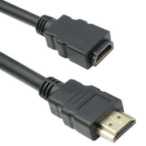 HDMI удължител DeTech DT138, HDMI мъжко към HDMI женско, Дължина 1.5m