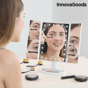 Във вътрешността му са разположени 24 диода, предоставящи бяло LED осветление.