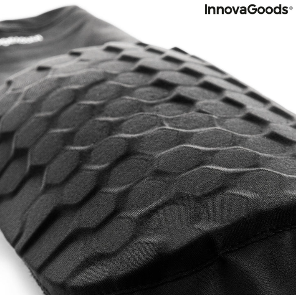 Спортни наколенки InnovaGoods-V536 са изработени от 30% спандекс и 70% чинлон.