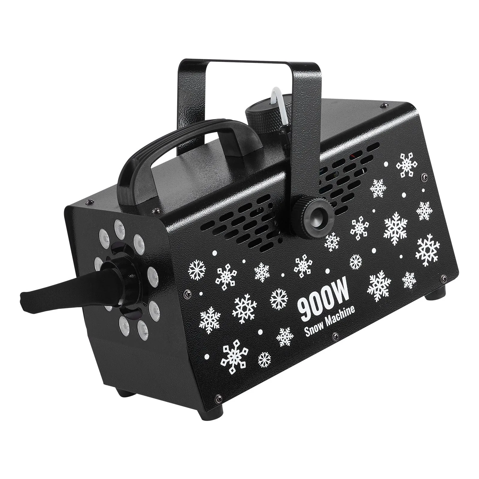 Машина за сняг Vevor LM-O-900, Мощност 900W, LED осветление с 12 цвята, Безжично дистанционно управление, За партита и сватби - Image 4