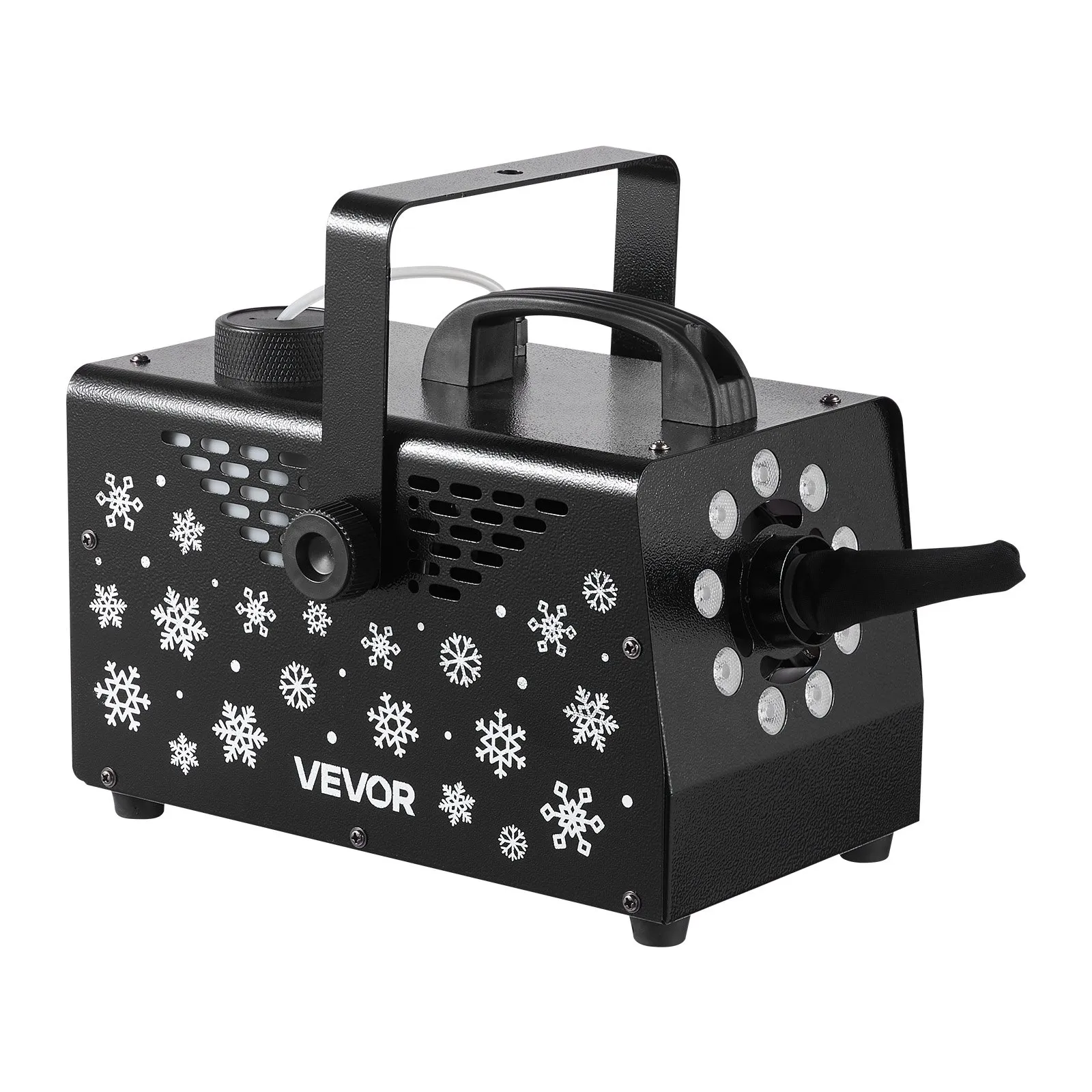 Машина за сняг Vevor LM-O-900, Мощност 900W, LED осветление с 12 цвята, Безжично дистанционно управление, За партита и сватби - Image 3
