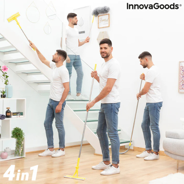 InnovaGoods-V403 е телескопична четка, която се използва за почистване прах, косми и други замърсявания.