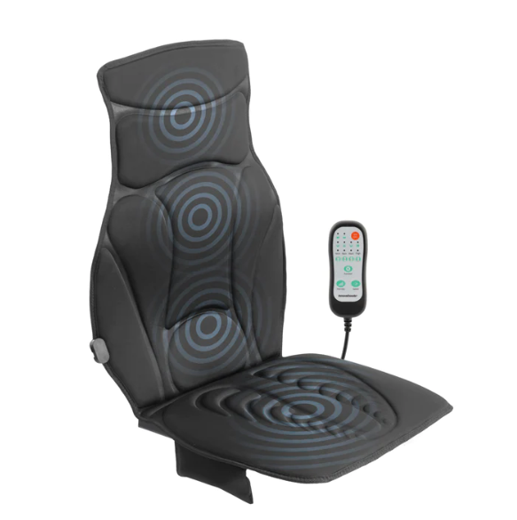 InnovaGoods-V925 е мека и удобна подложка, която се поставя върху офис стол или автомобилна седалка.