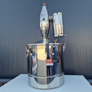 казан за ракия 70 литра от неръждаема стомана за двойна превара Vevor D346 70