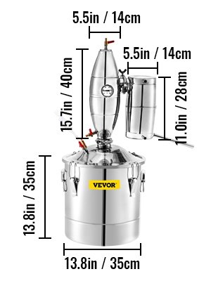 Vevor D346 е за ферментация на бира, бренди, вино, ракия, скоч, ром, бърбън или дори оцет.