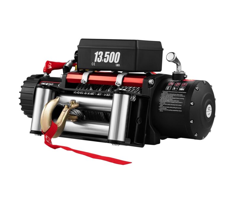 Лебедка за джип Vevor-H664 Мощност 6.8 к.с - 4.8 kW Макс. натоварване 6123 кг.