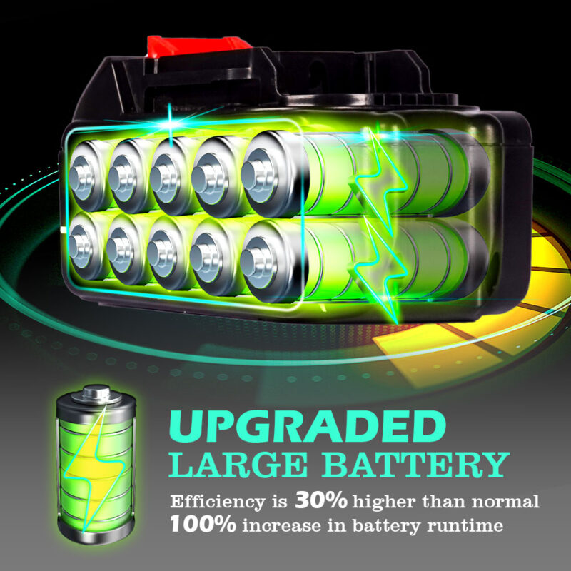 Акумулаторна батерия Jiafen QN13, Капацитет 25000 mAh, 88VF, Подходяща за мини акумулаторна резачка, Винтоверт, Ъглошлайф, Акумулаторна лозарска ножица - Image 3