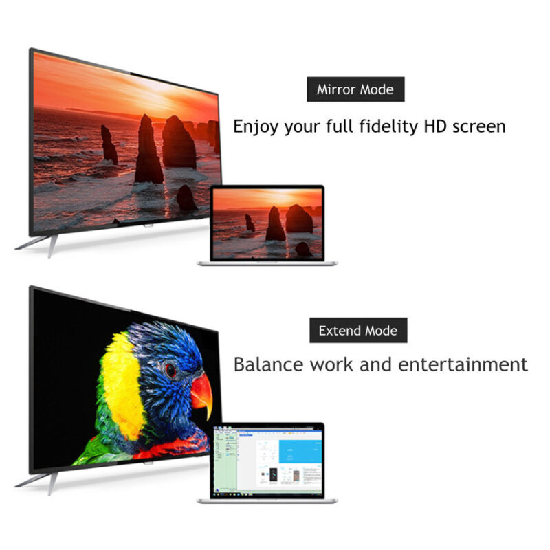 По този начин имате възможността да гледате снимки, филми и видеоклипове на голям екран само с едно свързване на кабела.