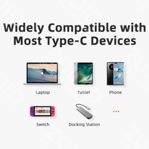 Свързването се осъществява посредством USB-C (мъжки) към USB-C (мъжки) кабел.