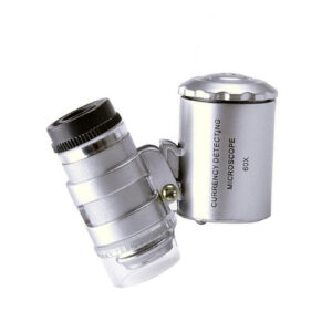 Открийте детайлите с мини микроскоп Jiafen MG9882. Джобен дизайн с увеличение 60х и LED осветление