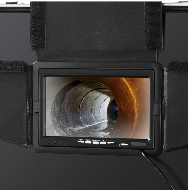 Камера за канали Vevor V279, Екран 7", DVR функция, Водоустойчива, 12 регулируеми светодиода, Слот за SD карта 16 GB - Image 7