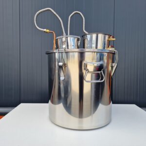 казан за ракия от мед и неръждавейка цялостен план