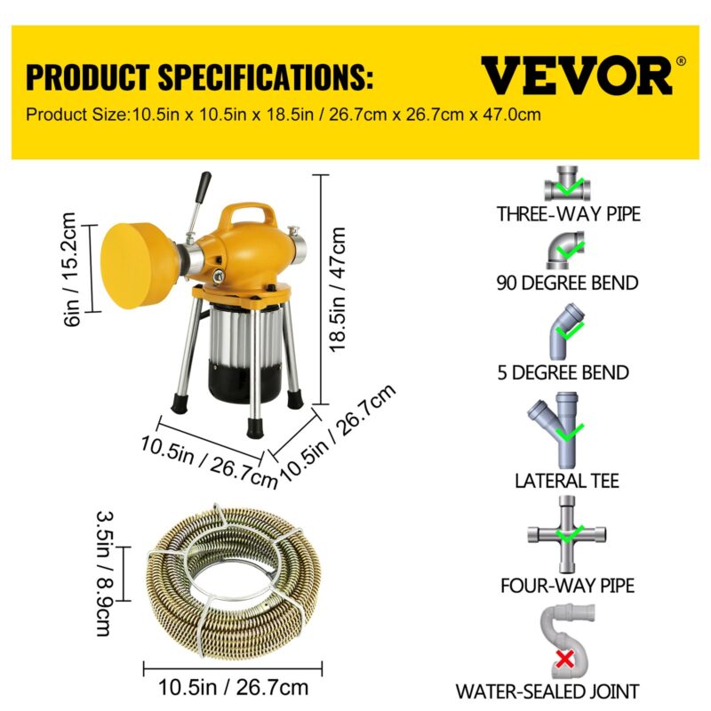 us HX 75STJ000000001V2 original img v5 drain cleaner machine f6