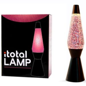 Лава лампа iTotal Black Glitter на топ цена ✅ С хиляди блестящи частици