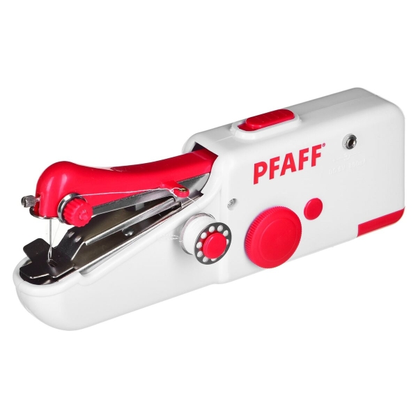 Ръчна машина за шиене PFAFF на топ цена ✅ Захранване батерии 4 x AA 1.5V или DC 6V 600mA