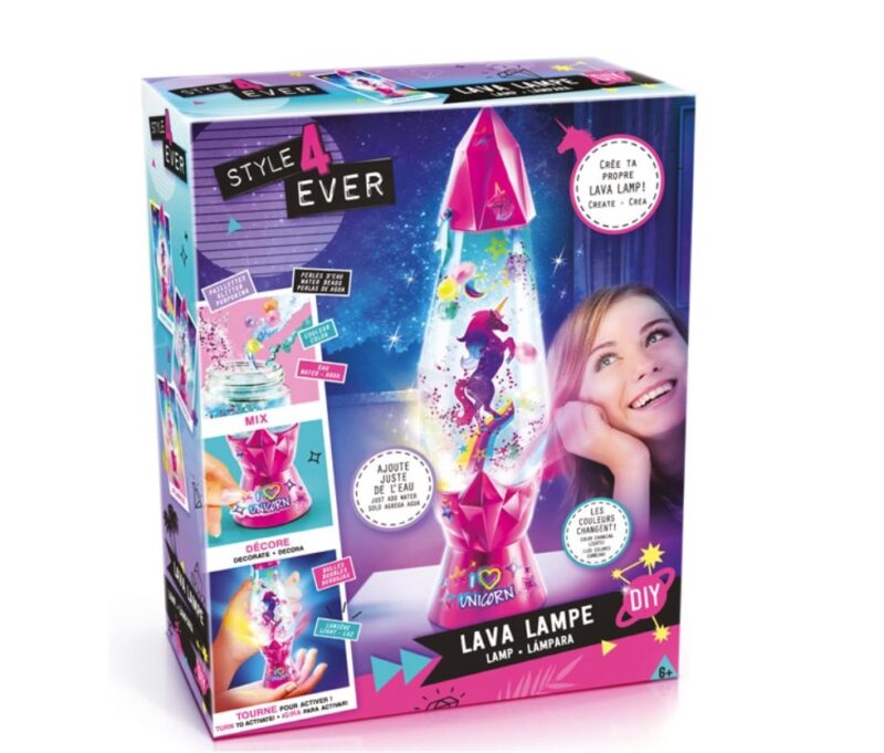 Лава лампа за деца Canal Toys Pink с възможност за персонализиране от детето