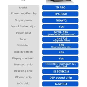 12 Усилвател за тонколони Aiyima T9 Pro