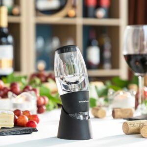 wine aerator with filter stand and carry pouch wineir innovagoods 660757 9